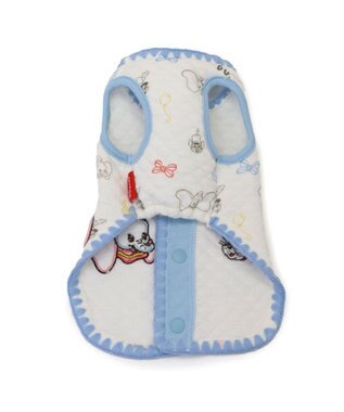 PET PARADISE ディズニー ダンボ キルトベスト 小型犬 ホワイト×ブルー