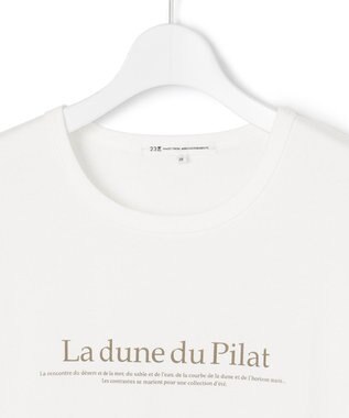 23区 【洗える】Pilat ロゴ Tシャツ ホワイト系