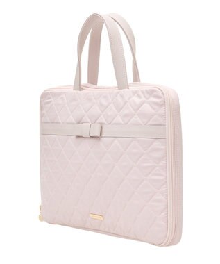 Maison de FLEUR オペラリボンキルトPCケース Pink