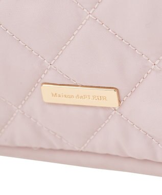 Maison de FLEUR オペラリボンキルトPCケース Pink