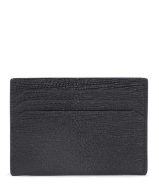 TUMI NASSAU 6 クレジット・カード・スリム・カード・ケース ブラック エンボス