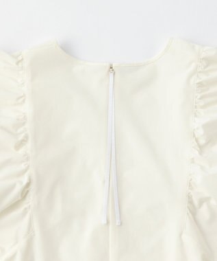 UNFILO 【撥水/軽量/ストレッチ】MOVE TEX ボリュームスリーブブラウス オフ