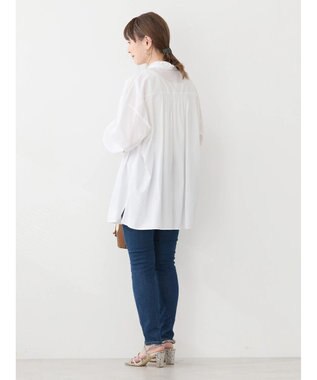 AMERICAN HOLIC サラックール／ＵＶカットフリルシャツチュニック Off White