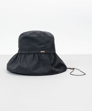 AURORA 【 Beaurance （ビューランス）】サマーシールドはっ水カサブランカ風クロッシェハット ブラック