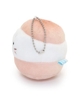 Mother garden しろたん 白いもの マスコットキーホルダー 《 しろトッツォ》 7.5cm ホワイト