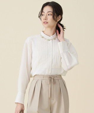 自由区 S シアー ブラウス