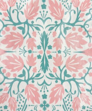 ROOTOTE 1026【肩掛け ラミネート加工】EU.ラウンド.ラミネート-R 01：フローラル