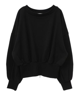 Green Parks バックＺＩＰスウェット Black