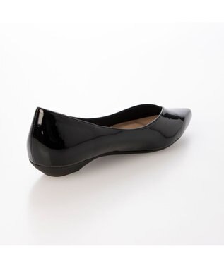 MODE ET JACOMO <carino>【レイン対応】プレーンパンプス ブラックエナメル