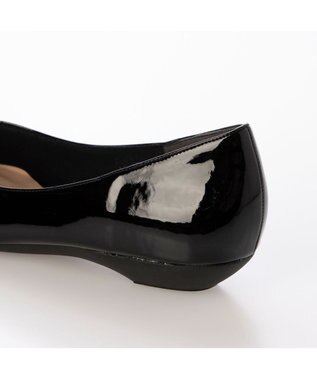 MODE ET JACOMO <carino>【レイン対応】プレーンパンプス ブラックエナメル