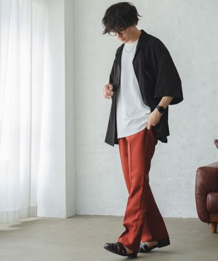 WEGO セミフレアスラックス ダークオレンジ