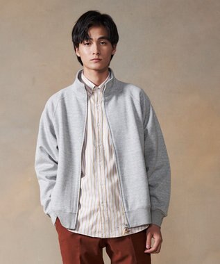J.PRESS MEN フルジップトラックジャケット ライトグレー系