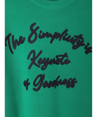 AMERICAN HOLIC サガラ刺繍ミラノリブニットプルオーバー Green