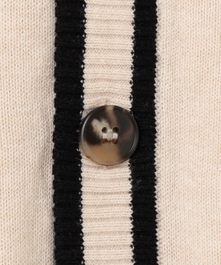 J.PRESS YORK STREET 【UNISEX】ANTI PILLING WOOL Vネックカーディガン アイボリー系