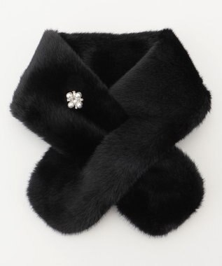 TOCCA BIJOUX MINI FURTIPPET ティペット ブラック系