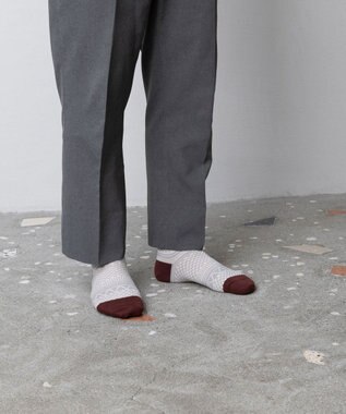 TRICOTE バンピーノルディックソックス 80IVORY