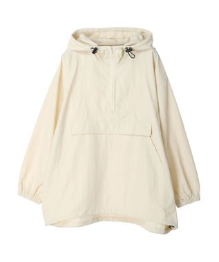 Green Parks ナイロンアノラックブルゾン Ecru