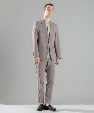 JOSEPH HOMME 新素材【洗える/ストレッチ】ピンヘッドリネンストレッチ　ジャケット ベージュ系