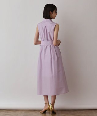 GRACE CONTINENTAL トリアセコットンワンピース ラベンダー