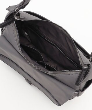 Y'SACCS ミリタリーフラップミニショルダー ダークグレー