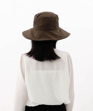 AURORA 【 Beaurance （ビューランス）】ワッペン付き切り替えアドベンチャーハット ブラウン