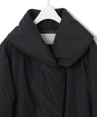 ICB L ADSダウン ショールカラーコート ブラック系