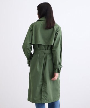 MOONBAT 【撥水】LIGNAGGIO ベルト付トレンチコート カーキー