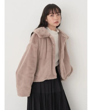 earth music&ecology ファーブルゾン Mocha