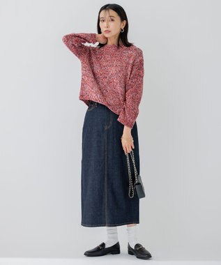 23区 ビットソフト ローファー ブラック系