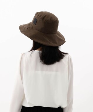 AURORA 【 Beaurance （ビューランス）】ワッペン付き切り替えアドベンチャーハット ブラウン