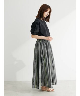 Green Parks ・ＥＬＥＮＣＡＲＥ　ＤＵＥ　ラッフルパフＴＥＥ Black