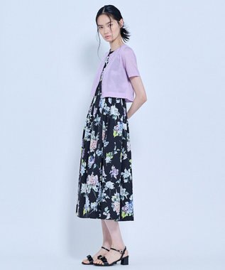 TOCCA 【星風まどかさん着用】SHEER JEWEL KNIT シアーニットカーディガン ライラック系