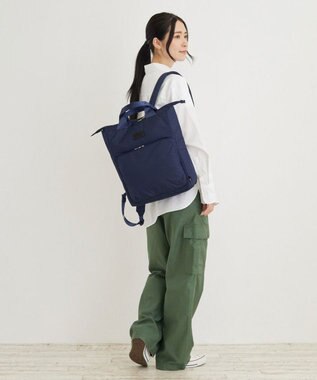 ROOTOTE 1223【撥水:A4収納サイズ】SN.セオルー.アイロ-A 03：ネイビー