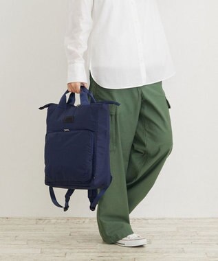 ROOTOTE 1223【撥水:A4収納サイズ】SN.セオルー.アイロ-A 03：ネイビー