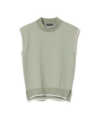 ZERO HALLIBURTON ノースリーブモックネックニット ZHG-W6S8b 85222 ライトグリーン