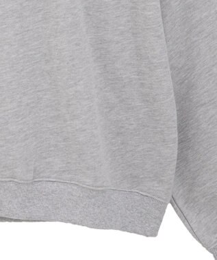 Green Parks ■PEANUTS スヌーピーミニ刺繍スウェット Gray