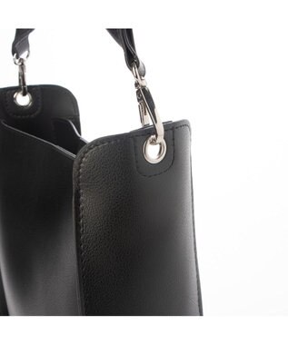 UNBILLION カシュカシュ cachecache / スマホショルダー付きラウンドショルダーバッグ ブラック