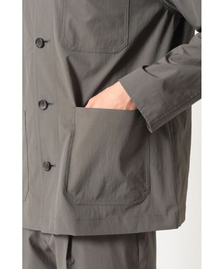 DAKS 温度調節タフタ・カバーオールブルゾン クロッカリー