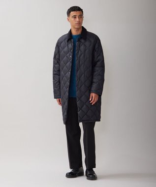 UNFILO MENS ウールライク テーパードパンツ ブラック