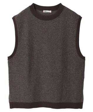 CRAFT STANDARD BOUTIQUE リンクス編みニットベスト Brown