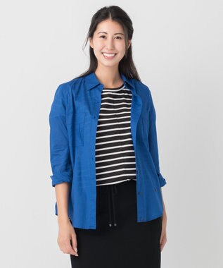 ONWARD Reuse Park 【ICB】ブラウス春夏 ブルー