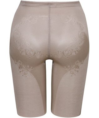 Wing ガードル フルロング丈 【スリムアップパンツ】 はいて歩いてエクササイズ KQ0823 ウイング／ワコール サンドベージュ