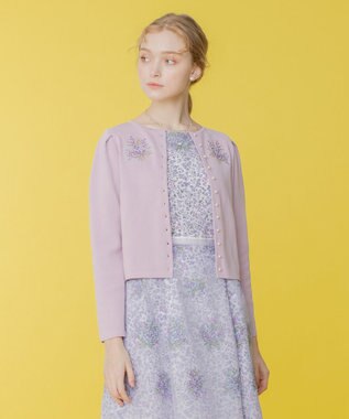 TOCCA 【洗える！】MINOSA KNIT カーディガン ラベンダー系