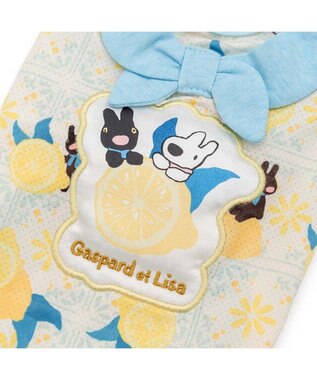 PET PARADISE リサとガスパール エコメイド シトラス タンクトップ 中型犬 大型犬 ホワイト×ブルー