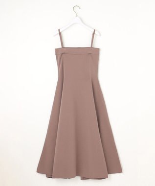 ANY SIS 【2WAY】ビスチェニットキャミ ワンピース ライトモカ