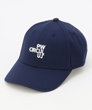 PW CIRCULUS 【UNISEX】3D刺繍 ベーシックキャップ ゴルフ ネイビー系