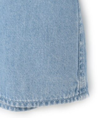 23区 【Oggi4月号掲載/洗える】23区DENIM ライトダンガリー クロップドシャツ ライトインディゴ