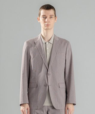 JOSEPH HOMME 新素材【洗える/ストレッチ】ピンヘッドリネンストレッチ　ジャケット ベージュ系