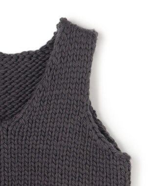 uncrave ハンドニット ジレ スレート