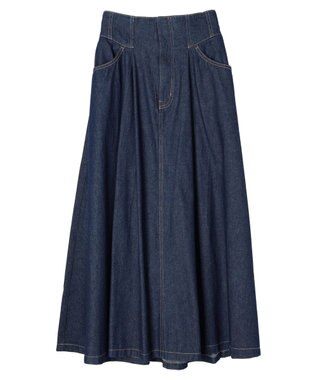 Green Parks ・ＳＵＧＡＲ　ＳＰＯＯＮ　コルセット風フレアスカート One Wash